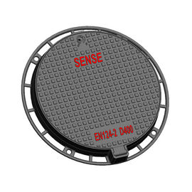 Gaxeta circular EPDM da tampa de câmara de visita de B125 EN124-2 que trava maneiras do pé do ferro cinzento GG20 do sistema